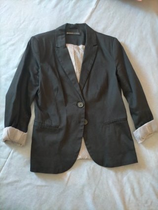 Americana Stradivarius Negra Talla L