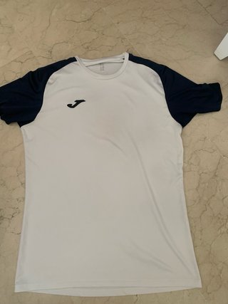 Camiseta Joma Blanca y Azul Talla M