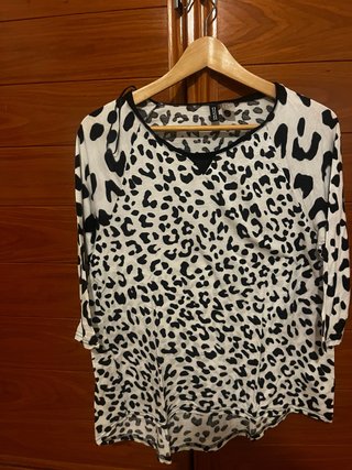 Camiseta Estampada H&M Talla S