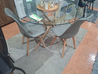 Conjunto Mesa Redonda y 4 Sillas