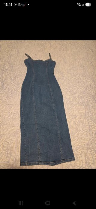 Vestido vaquero largo