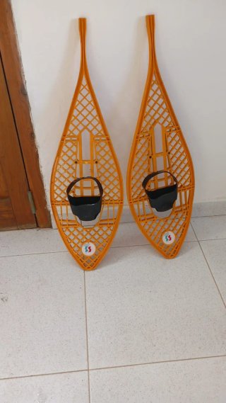 Raquetas de Nieve Amarillas