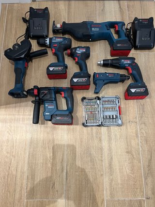 Lote de 6 Herramientas a Batería Bosch