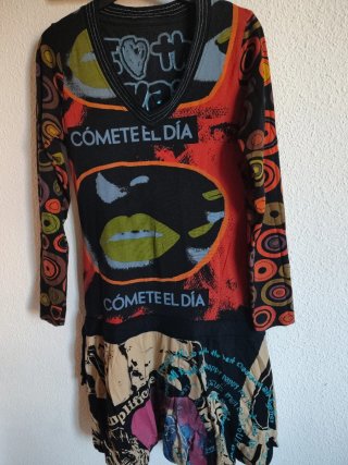 Desigual  vestido Manga Larga