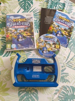 Sonic & Sega All-Stars Racing Wii + Volante