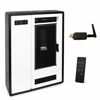 Estufa de Pellets SLIM8 Incluye Wifi y mando ALB10