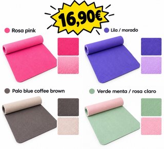 Esterilla de Yoga Antideslizante varios colores