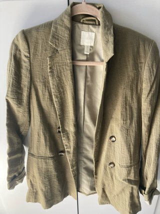 Americana de Lino Verde H&M
