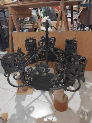 Lampara Castellana  de forja