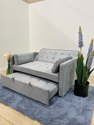 Sofá Cama Matrimonial Gris