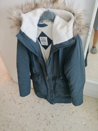 Chaquetón Azul Pull&Bear