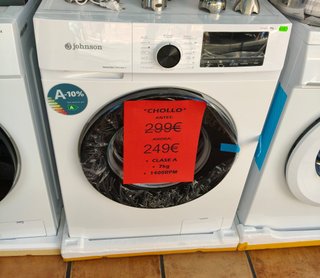 Lavadora Johnson 7kg 1400RPM