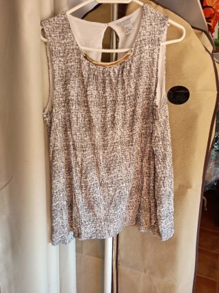 Blusa sin mangas H&M estampada
