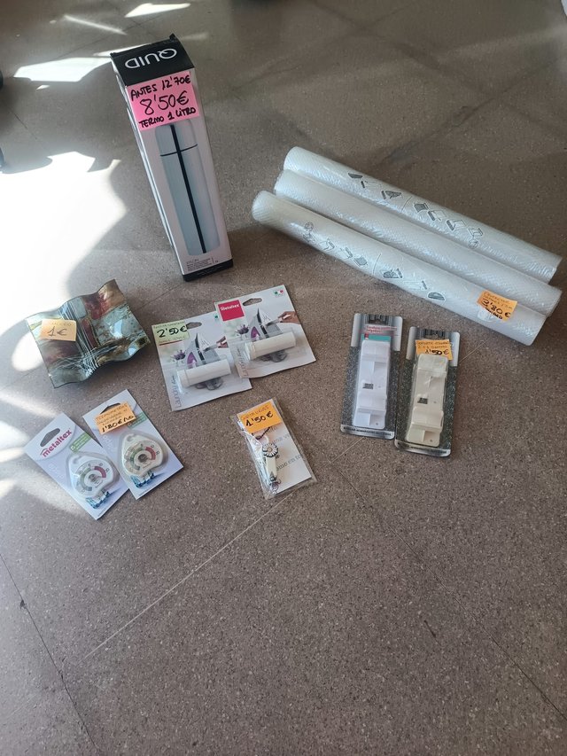 Lote de 12 artículos para el hogar