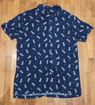 Camisa Manga Corta Estampada TEX