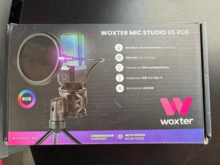 Micrófono Woxter Studio 65 RGB