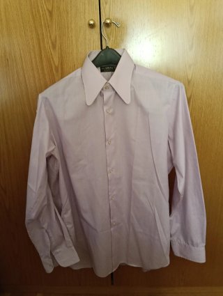 Camisa de vestir morada sixties mods