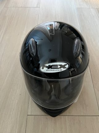 Casco de Moto Hex Racing Negro