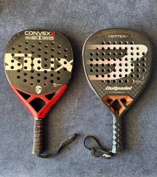 2 Palas de Pádel: Bullpadel Vertex 04 y Siux