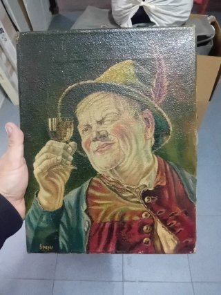 Cuadro Antiguo Pintado a Mano - Speyer