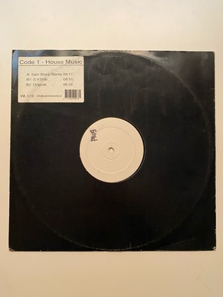 Vinilo Code 1 - House Music