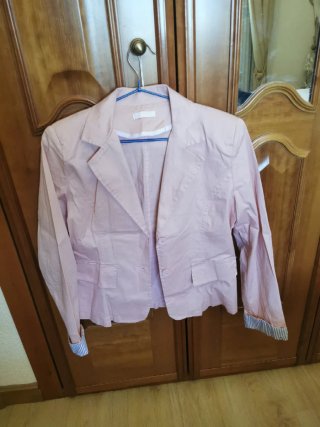Chaqueta de mujer rosa