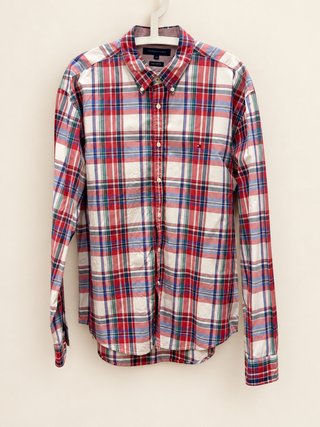 Camisa Tommy Hilfiger cuadros New York Fit XXL