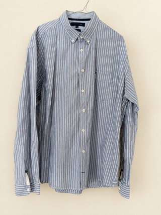 Camisa Tommy Hilfiger Rayas Vintage Fit XXL