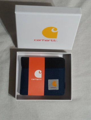 Cartera Carhartt Azul y negra hombre mujer