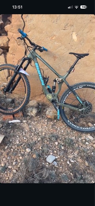 Bicicleta de Montaña Bianchi Doble Suspensión
