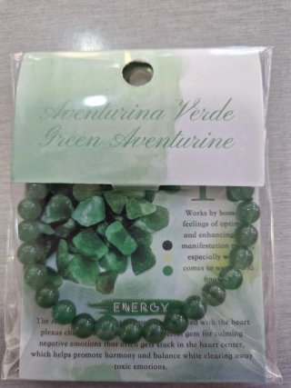 Pulsera de Aventurina Verde nueva
