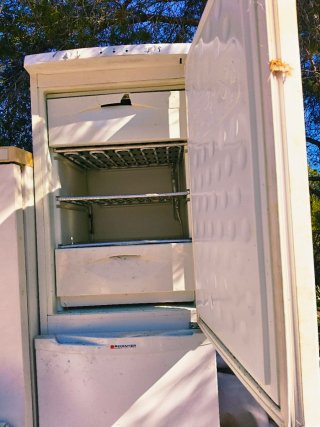 Congelador Vertical Blanco doble