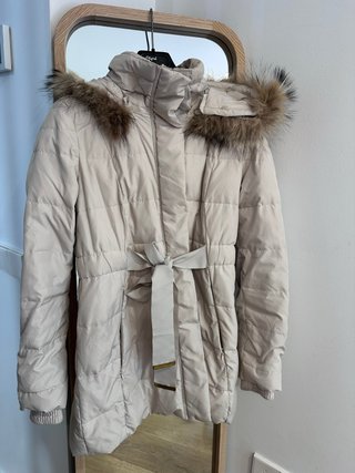 Abrigo Beige Mango Talla XS