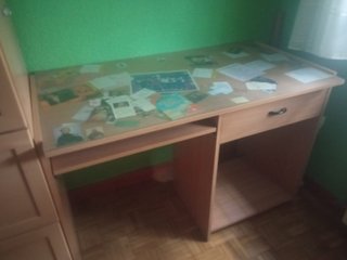 Escritorio de madera