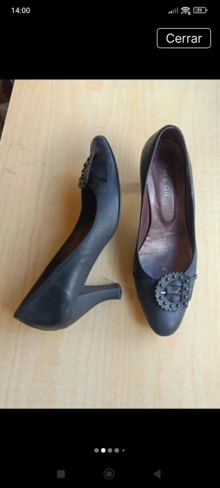 Zapatos de tacón Pura Gili negros