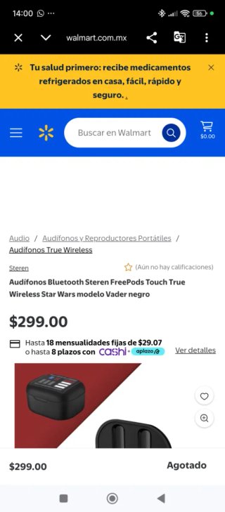 Auriculares Steren FreePods Star Wars