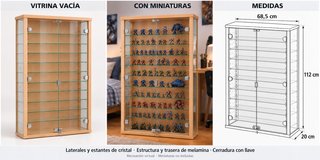 Vitrina para Colecciones y Miniaturas