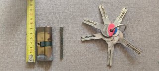 Bombín de seguridad con 6 llaves