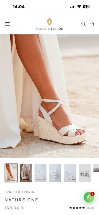 Alpargatas de novia Ernesto Terrón