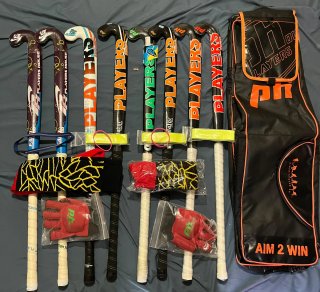 Set de 6 Sticks de Hockey y Funda