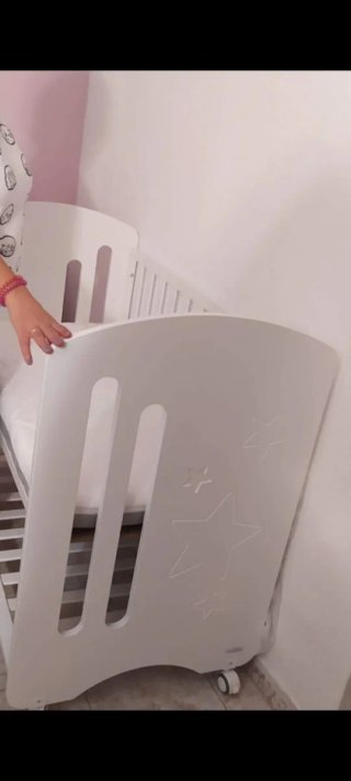 Cuna Colecho Blanca con Colchón