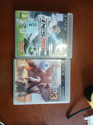 2 Juegos PS3: PES 2013 y Uncharted 3