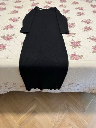 Vestido Negro con Brillos