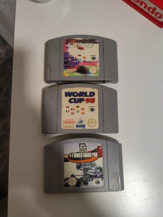 3 Juegos Nintendo 64 (N64)