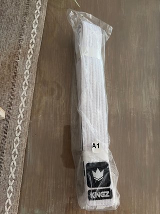 Cinturón BJJ Kingz Blanco Talla A1