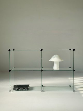 Estanteria modular cristal 1970 vintage