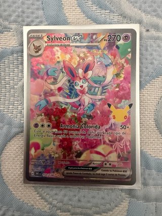 Carta Pokémon Sylveon EX 153/128 30 Aniversario 🇪🇸