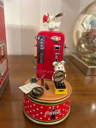 Caja de música vintage Coca-Cola Enesco