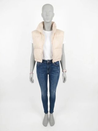 Chaleco Acolchado Beige