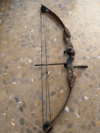 Arco de poleas para caza